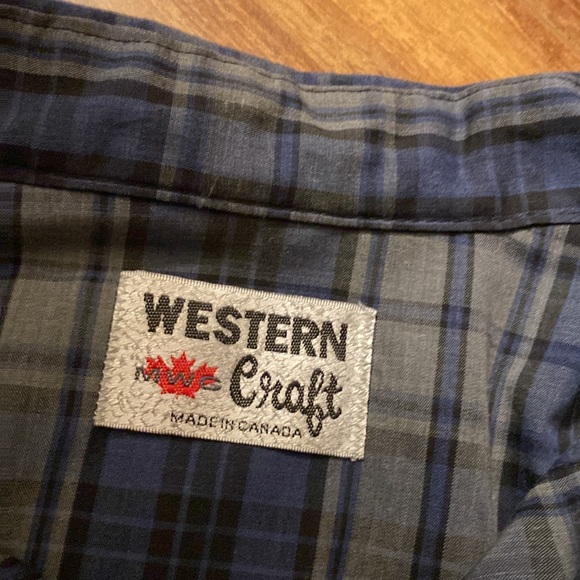 🤠 Western Craft Plaid Snap-Down - Picture 6 of 11